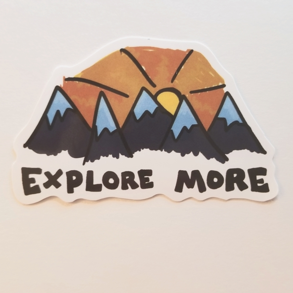 10/$10 Explore More Sticker